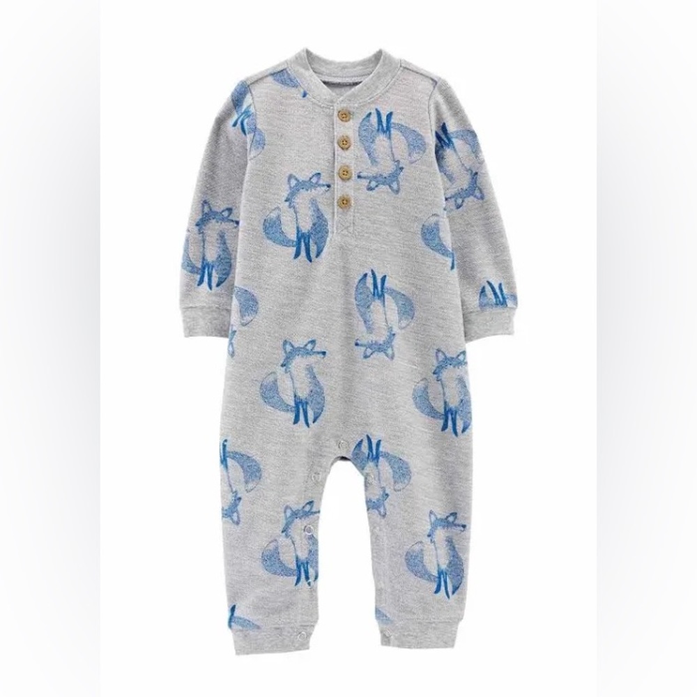 Carter's Baby Boys' Fox 1 Pc Coveralls